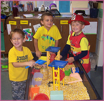 kids learning and doing